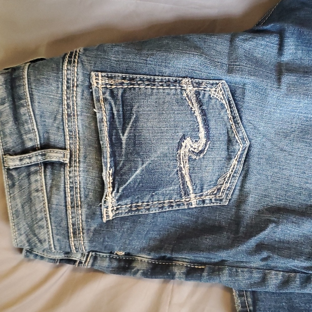 Silver jeans